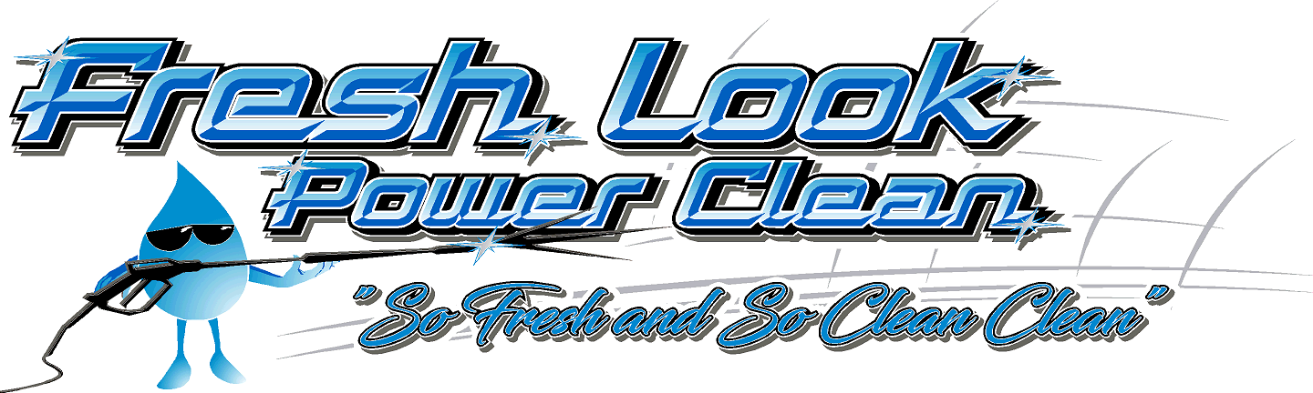Fresh Look Power Clean pressure washing company logo